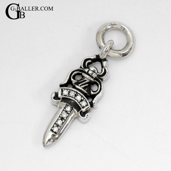 画像5: 【美品】CHROME HEARTS クロムハーツ NO5 ダガー チャーム パヴェ ダイヤモンド ｜241021
