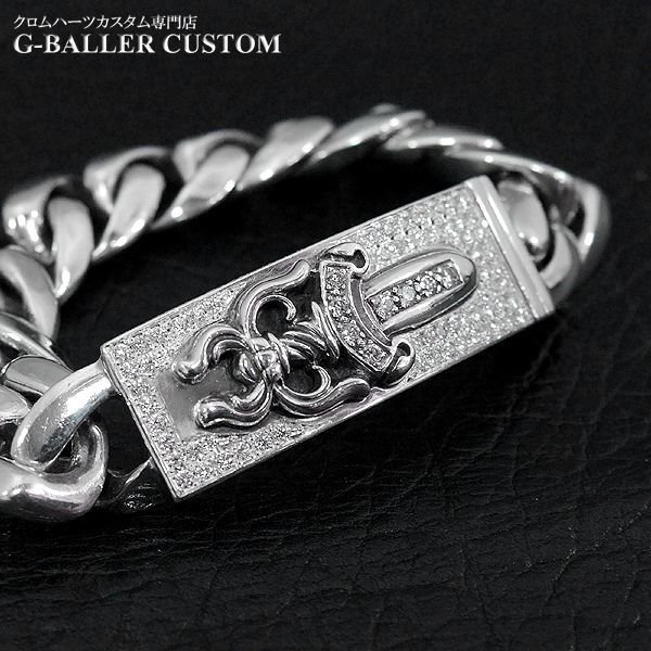 ダガーブレスレット ダイヤモンドカスタム