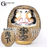 DARUMA (Gold) × スワロフスキー デザインだるま フルオーダー ※ご希望の漢字をデザインして製作した実績となります