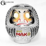 DARUMA（Silver)×スワロ　 フルオーダー　写メでフルオーダーで製作した、製作実績となります。デザインだるま