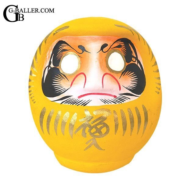 達磨（イエロー）スワロフスキーカスタム