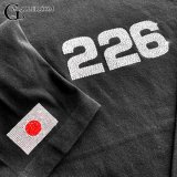 デコオーダー ロングスリーブシャツ ナンバー & 日本国旗