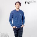 デニムスウェット トレーナー スワロフスキー