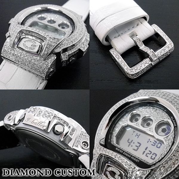 画像5: G-SHOCK ダイヤ カスタム　Ｇショックカスタム　ダイヤモンド　レザーエディション
