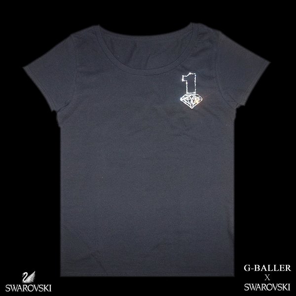画像1: スワロＴシャツ　ナンバリング　ダイヤ　Tシャツ　ユニセックス　オーダーメイド