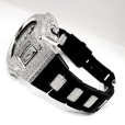 画像2: Casio G-Shock Custom by G-BALLER | DW6900 Rhodium Coating Center Bracelet Diamond (2)