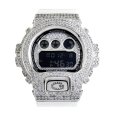 画像2: G-Shock Custom by G-BALLER | DW6900 Rhodium Coating Diamond (2)