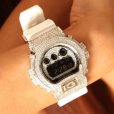 画像4: G-Shock Custom by G-BALLER | DW6900 Rhodium Coating Diamond (4)