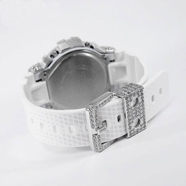 画像3: G-Shock Custom by G-BALLER | DW6900 Rhodium Coating Diamond