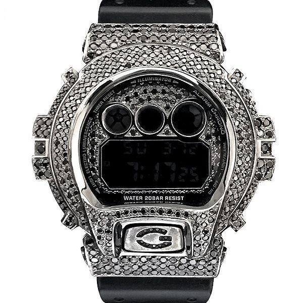 画像2: G-Shock Custom by G-BALLER | DW6900 Black Coating Diamond