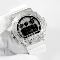 G-Shock Custom by G-BALLER | DW6900 DoubleLine Rhodium Coating Diamond