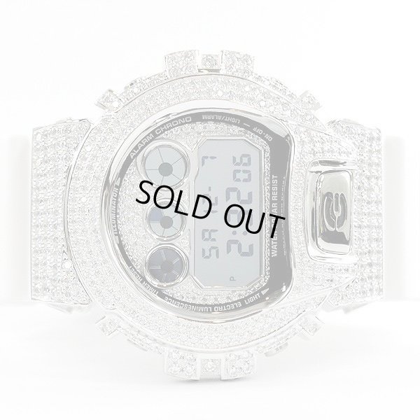 画像2: G-Shock Custom by G-BALLER | DW6900 Mirror Dial Rhodium Coating Diamond