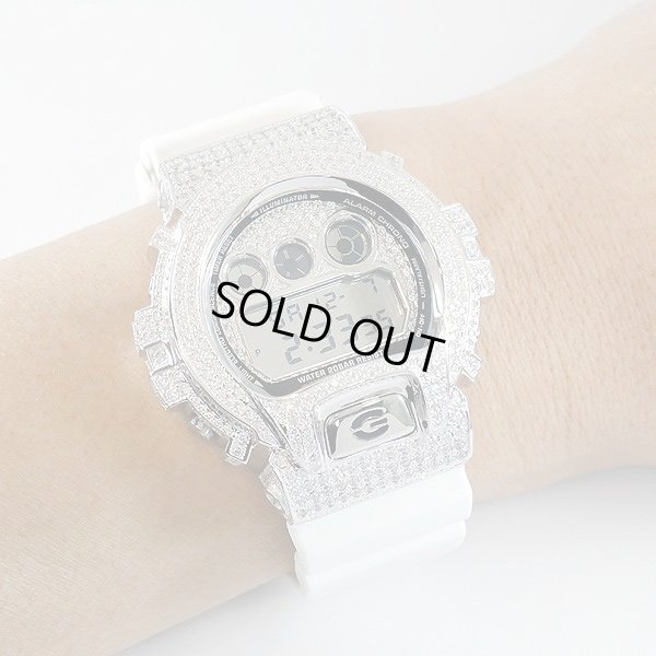 画像5: G-Shock Custom by G-BALLER | DW6900 Mirror Dial Rhodium Coating Diamond