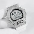 画像2: Casio G-Shock Custom by G-BALLER | DW6900 Mirror Dial Rhodium Coating Diamond (2)