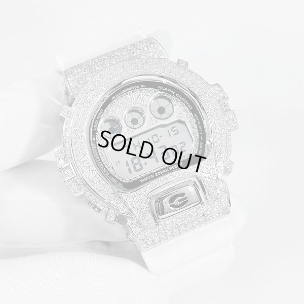 画像2: Casio G-Shock Custom by G-BALLER | DW6900 Mirror Dial Rhodium Coating Diamond