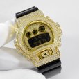 画像1: G-Shock Custom by G-BALLER | DW6900 Yellow Gold Coating Diamond (1)