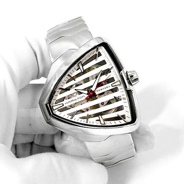 画像9: Hamilton Ventura Elvis80 Auto Stainless Bracelet Mens H24555181（H245550）