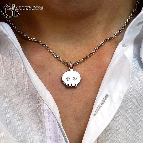 スカルチャームダイヤモンド