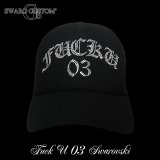FUCK キャップ スワロ 数字 スワロフスキー CAP