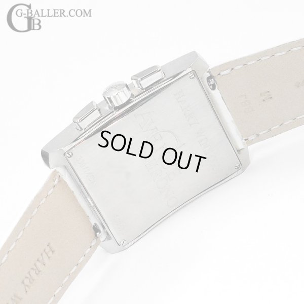 画像5: 【新品ベルト/純正BOX】ハリーウィンストン アヴェニューC クロノグラフ 330/MCA シェル盤 K18WG 白 レザーベルト 