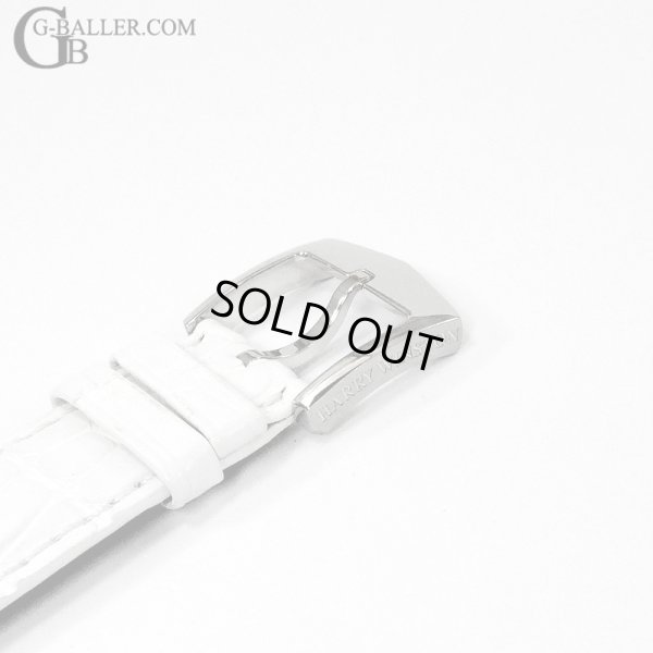 画像6: 【新品ベルト/純正BOX】ハリーウィンストン アヴェニューC クロノグラフ 330/MCA シェル盤 K18WG 白 レザーベルト 