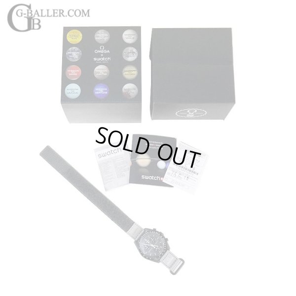 画像7: 【展示未使用 / 国内正規2年保証付 / 付属完備】オメガ x スウォッチ コラボ スピードマスター ミッショントゥ マーキューリー グレー SO33A100 40mm / 23617