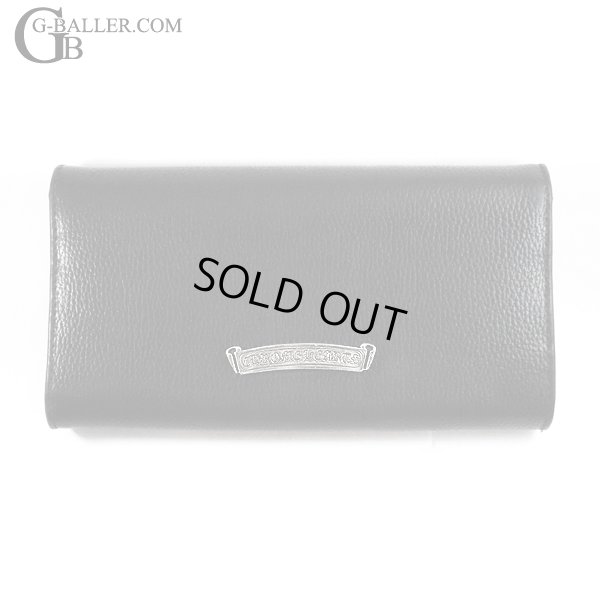 画像4: クロムハーツ JUDY/ジュディウォレット クロスボールボタン ブラック レザーウォレット 長財布 /23619