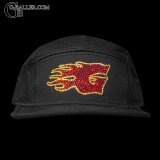 FLAME"G" スワロCAP 黒 イニシャルオーダー