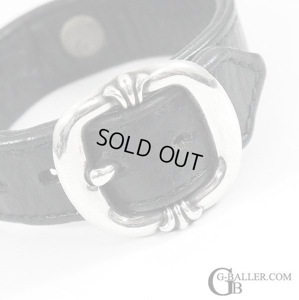 画像5: クロムハーツ ガンスリンガー クロスボール ブレスレット ブラック レザー