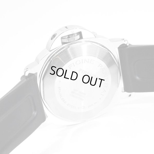 画像6: 【純正ラバーベルト/バックル付】PANERAI パネライ ルミノール ベゼルダイヤモンド パワーリザーブ デイト 黒文字盤 ラバーベルト / 240425