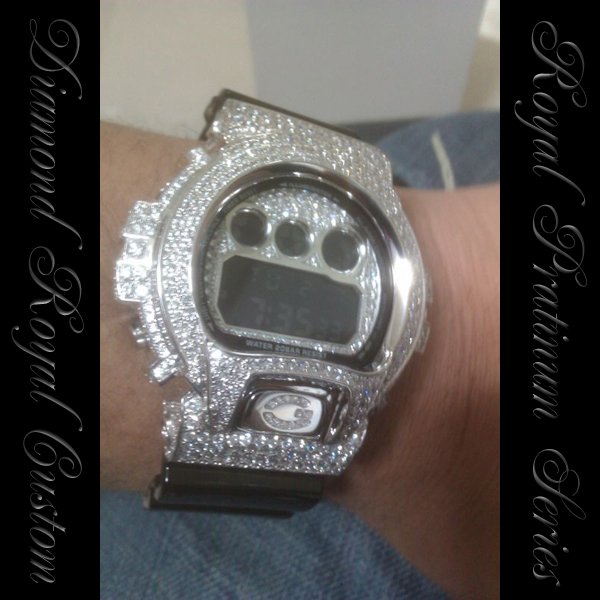 画像4: Gショックカスタム 天然ダイヤ カスタムオーダー 5年保証付