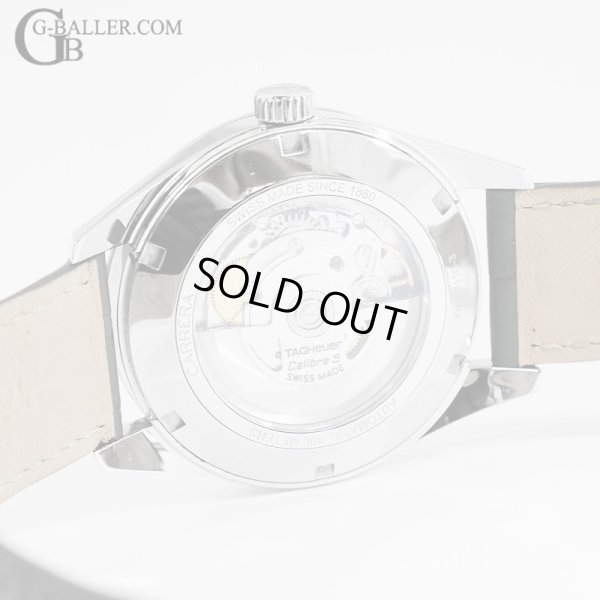 画像5: 【付属完備品】TAG HEUER タグホイヤー カレラ キャリバー5 デイト グレー レザーベルト WAR211C-3 39mm /23617