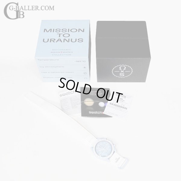 画像6: 【展示未使用 / 国内正規2年保証付 / 付属完備】オメガ x スウォッチ コラボ スピードマスター ミッショントゥ ウラヌス アイスブルー SO33L100 40mm / 23422