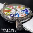 画像5: ガガミラノ　マヌアーレ 48mm 　ダイヤモンド　ＧaGa　MILANO　MANUALE フルダイヤ　gaga時計ダイヤ　アフターダイヤカスタム (5)