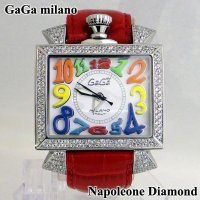 ガガミラノ　GaGa milano　ナポレオーネ　48ｍｍ　ダイヤ　メンズ　ダイヤモンド