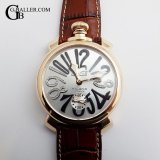 ガガミラノ マヌアーレ 48mm ゴールド メンズ 5011.06S