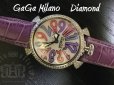 画像2: 即納：ガガミラノ　マヌアーレ 40mm 　ダイヤモンド　ＧaGa　MILANOダイヤ　gaga時計ダイヤ (2)