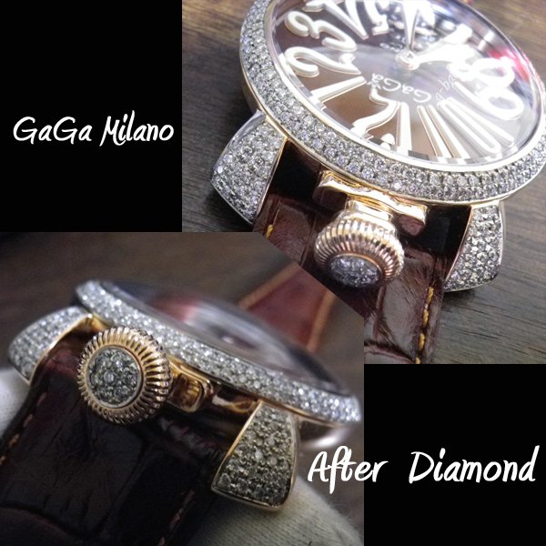 画像2: ガガミラノ　GaGa　MILANO アフターダイヤ　MANUALE フルダイヤ　　gaga時計ダイヤ　