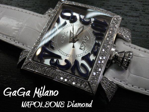 画像4: ガガミラノ　GaGa　MILANO Napoleone48m フルダイヤ　　gaga時計 ナポレオーネ48m