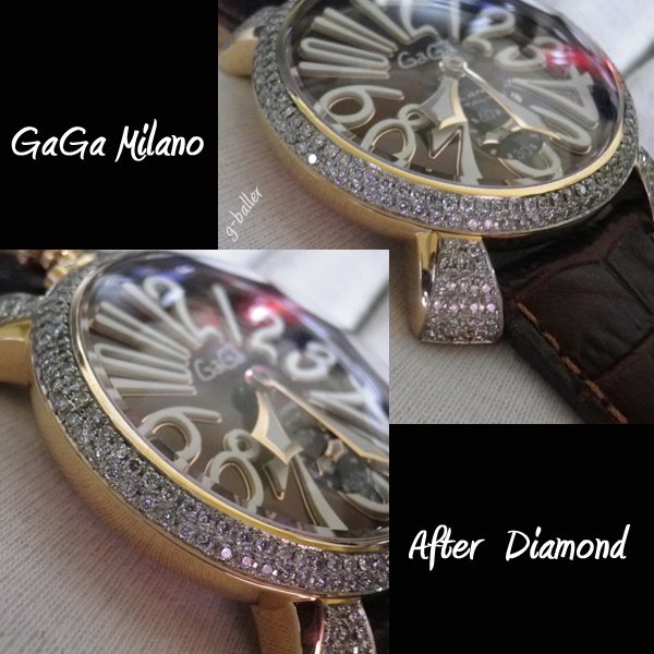 画像1: ガガミラノ　GaGa　MILANO アフターダイヤ　MANUALE フルダイヤ　　gaga時計ダイヤ　