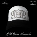 スワロキャップ G-BALLER クラウンロゴ 黒白 メッシュCAP