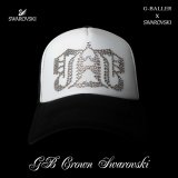 スワロキャップ G-BALLER クラウンロゴ 黒白 メッシュCAP