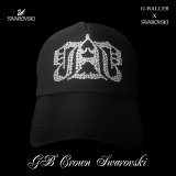 GBロゴCAP　スワロフスキー　オリジナル　ラグジュアリー　キャップ　クラウン