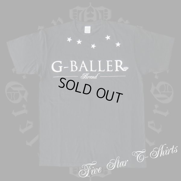 画像1: G-BALLER　BRAND　Ｏｒｉｇｉｎａｌ　ＦＩＶE　ＳＴＡＲ　Diamond　T-SHIRT