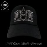 GBロゴ　ダブルライン　スワロフスキーCAP