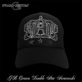 G-BALLER ロゴ スワロ　キャップ ダブルライン スター 　スワロフスキー CAP