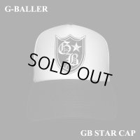 SALEアイテム | G-BALLER ロゴワッペン メッシュキャップ 黒白