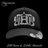 G-BALLER LOGO スワロフスキーCAP