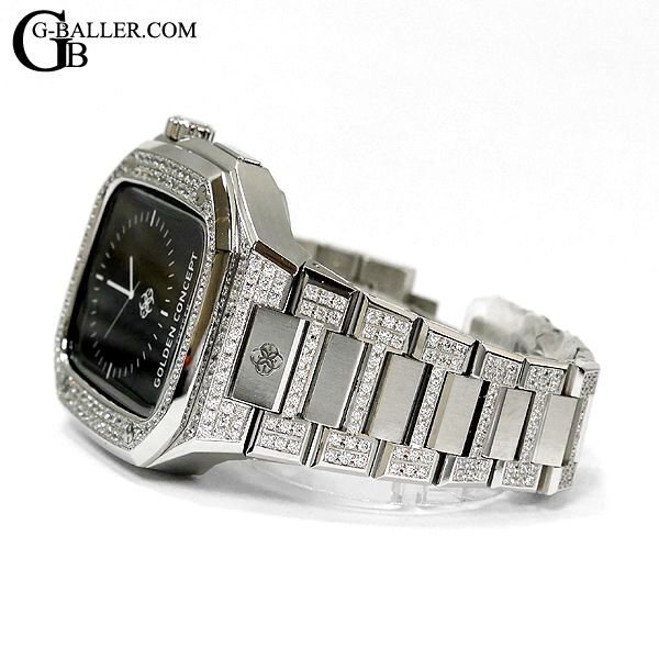 ゴールデンコンセプト アップルウォッチケース ダイヤ加工