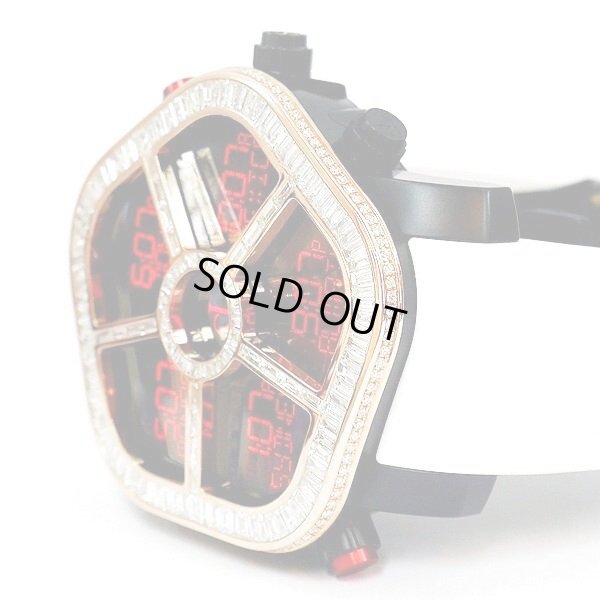 画像3: Jacob & Co. JC Ghost Baguette Diamond 18KPG JC-GST-CBNWH White Rubber